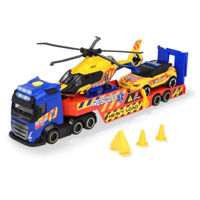 Dickie Toys Rescue Transporter - Volvo FH16 + Volvo XC40 - Dickie Toys