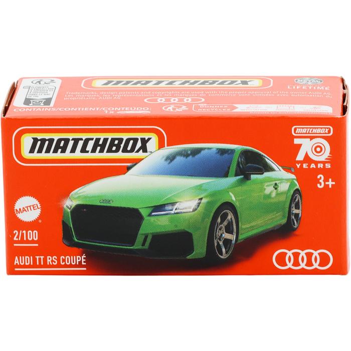 Matchbox Audi TT RS Coup - Grn - Power Grab - Matchbox