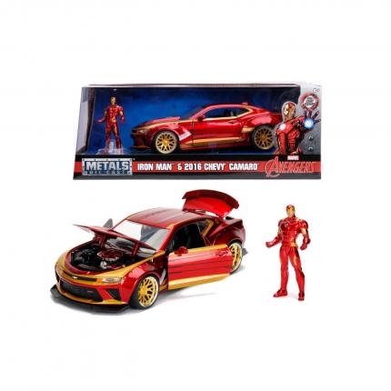 Jada Toys Iron Man & 2016 Chevy Camaro - Avengers - Jada Toys - 1:24