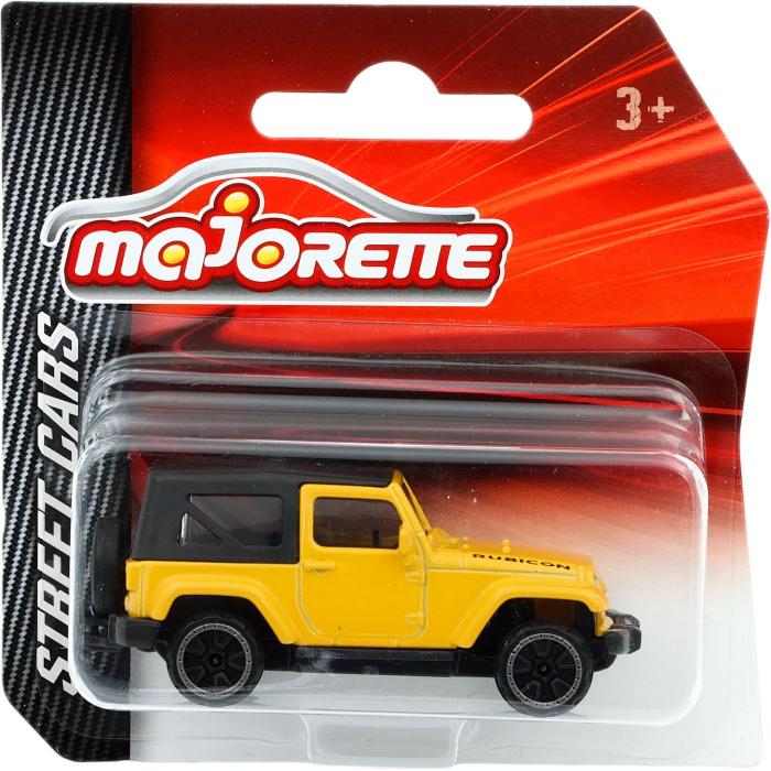 Majorette Jeep Wrangler Rubicon - Gul - Street Cars - Majorette