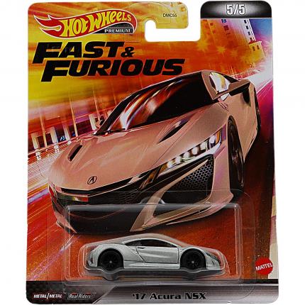 Hot Wheels '17 Acura NSX - Fast & Furious - 2022 - 5/5 - Hot Wheels