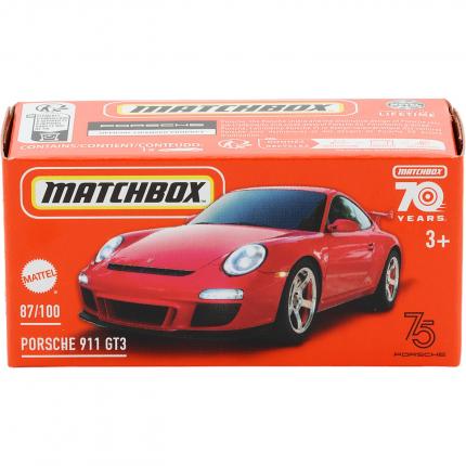 Matchbox Porsche 911 GT3 - Röd - Power Grab - Matchbox