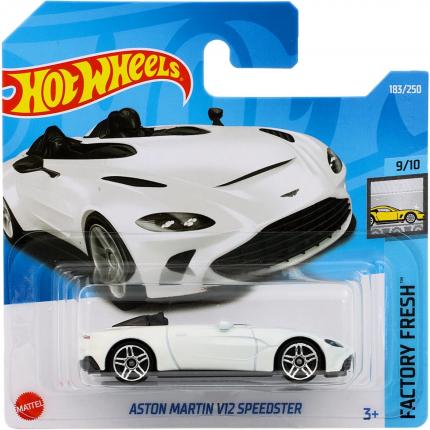Hot Wheels Aston Martin V12 Speedster - Factory Fresh - Vit - Hot Wheels