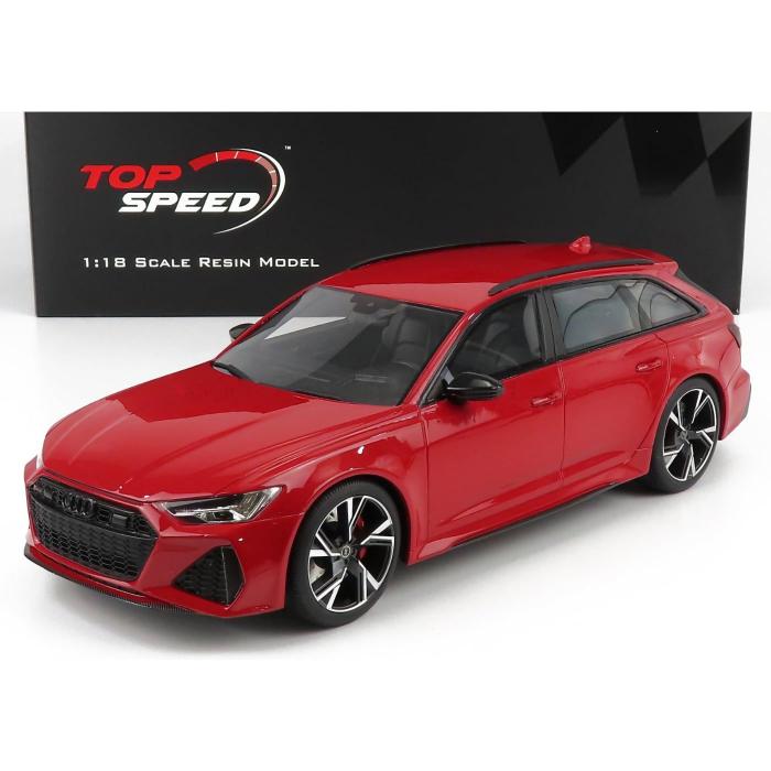 TrueScale Audi RS 6 Avant - 2019 - Tango Red - TrueScale - 1:18
