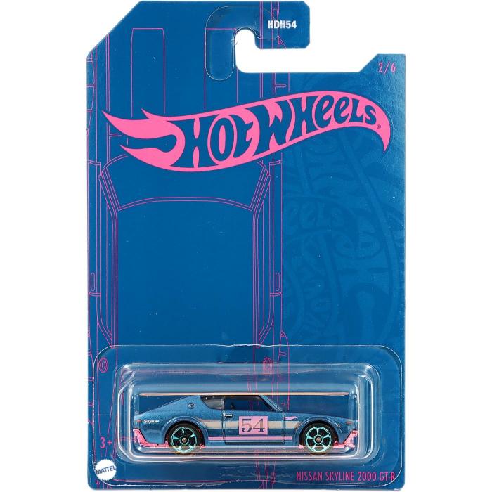 Hot Wheels Nissan Skyline 2000 GT-R - Blue and Pink - Hot Wheels
