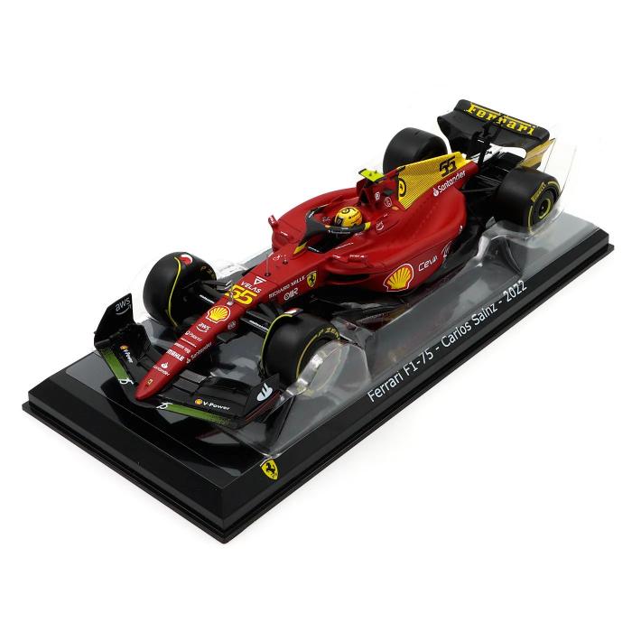 Bburago F1 - Ferrari - F1-75 - Carlos Sainz #55 - Bburago - 1:24