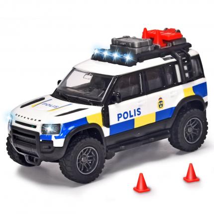 Majorette Land Rover Police - Svensk polisbil - Majorette Grand Series