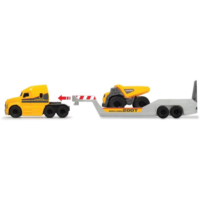 Dickie Toys Mack Truck + Volvo Dumper och Hjullastare - Dickie Toys