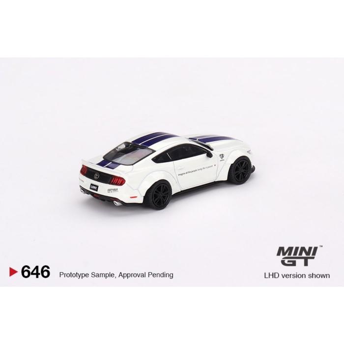 Mini GT Ford Mustang GT LB-WORKS - Vit - Mini GT - 1:64
