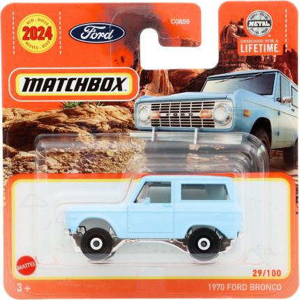 Matchbox 1970 Ford Bronco - Blå - Matchbox