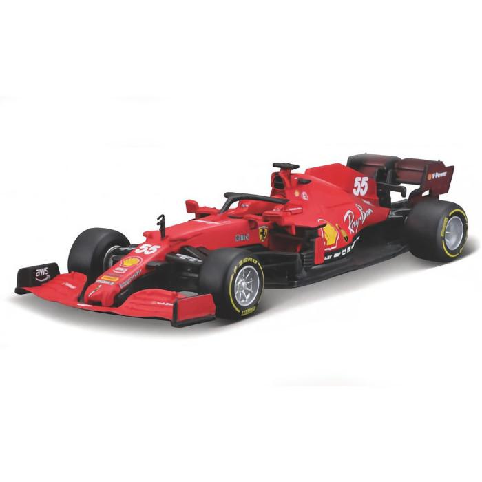 Bburago Ferrari SF21 - 2021 - Carlos Sainz #55 - Bburago - 1:43