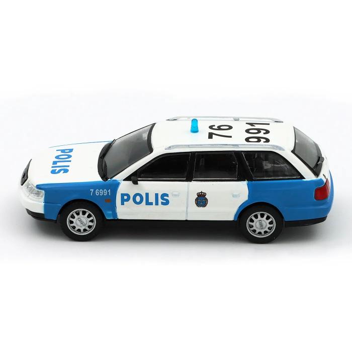 Atlas Editions Audi A6 Avant - 1994 - Svensk Polis - DeAgostini - 1:43