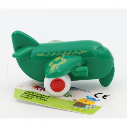 Viking Toys Miniknubbis - Flygplan - Viking Toys - Grön med tryck