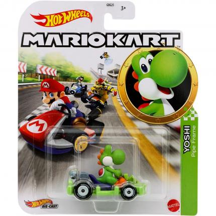 Hot Wheels Yoshi - Pipe Frame - Mario Kart - Hot Wheels