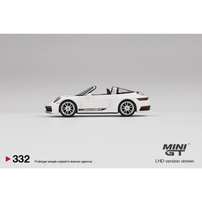 Mini GT Porsche 911 Targa 4S - Vit - 332 - Mini GT - 1:64