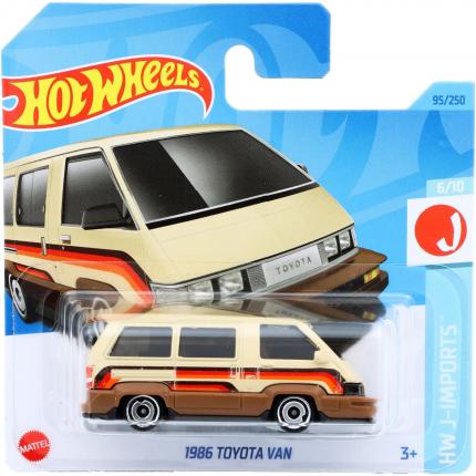 Hot Wheels 1986 Toyota Van - HW J-Imports - Beige - Hot Wheels