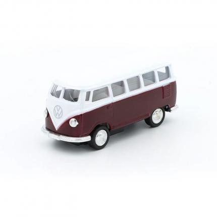 Kinsmart Volkswagen Classical Buss - 1962 - Kinsmart - 1:64 - Vinröd