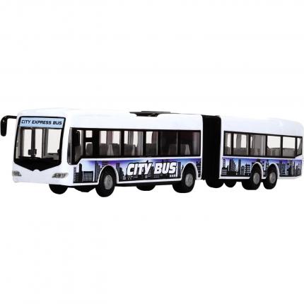 Dickie Toys City Express Bus - Vit - Dickie Toys