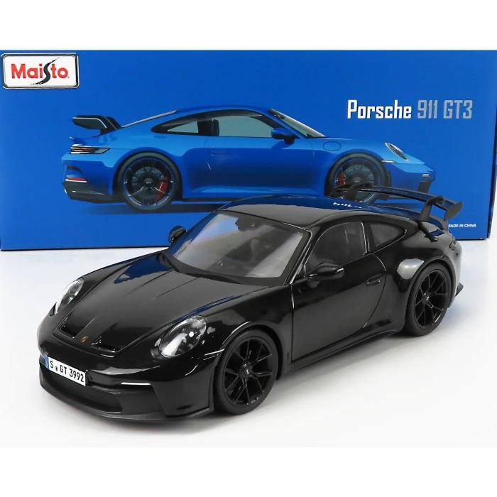 Maisto Porsche 911 GT3 - 2022 - Svart - Maisto - 1:18