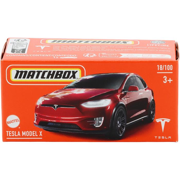 Matchbox Tesla Model X - Rd - Power Grab - Matchbox