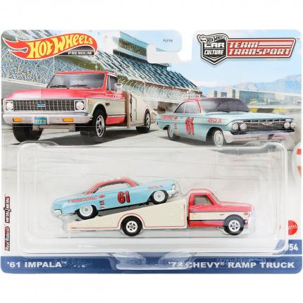 Hot Wheels '61 Impala + '72 Chevy Ramp Truck - TT 54 - Hot Wheels