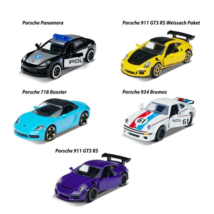 Majorette Majorette Porsche Edition - Giftpack 2020 - 5 bilar