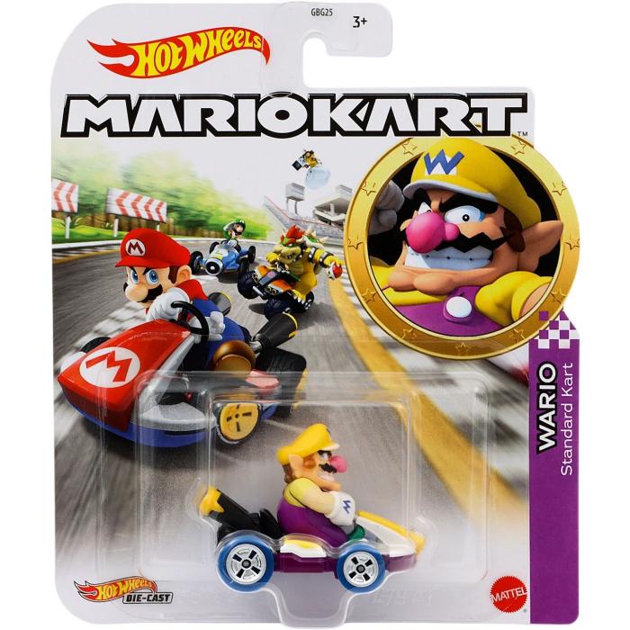 Hot Wheels Wario - Standard Kart - Mario Kart - Hot Wheels