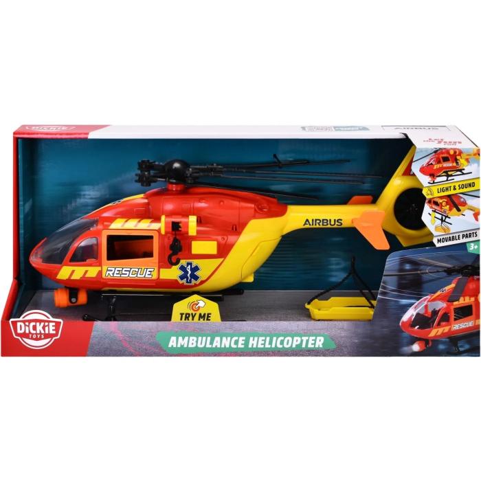 Dickie Toys Ambulanshelikopter - Airbus H145 - Ljud / Ljus - Dickie Toys
