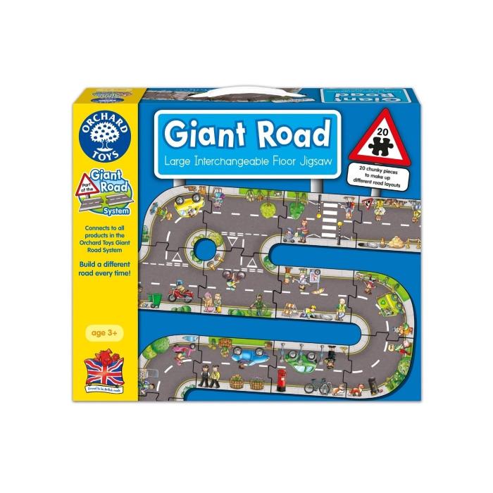 Orchard Toys Gigantiskt vgpussel (20 bitar) - Giant Road - Orchard Toys