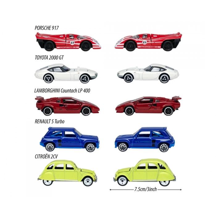 Majorette Vintage Cars - 5 bilar - Majorette