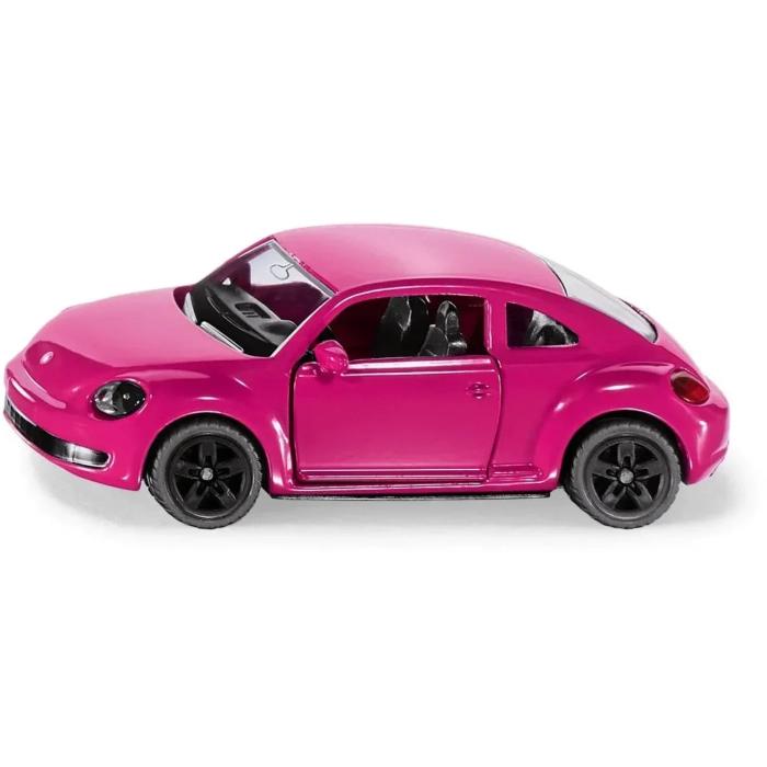 Siku Volkswagen Beetle - Rosa - Klistermrken blommor - 7,5 cm