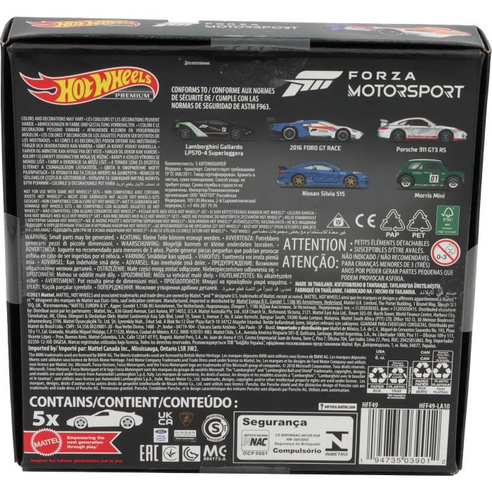 Hot Wheels Forza Motorsport Premium 5-pack - Hot Wheels