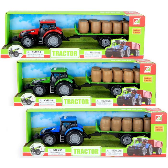  Traktor med slp - Grn