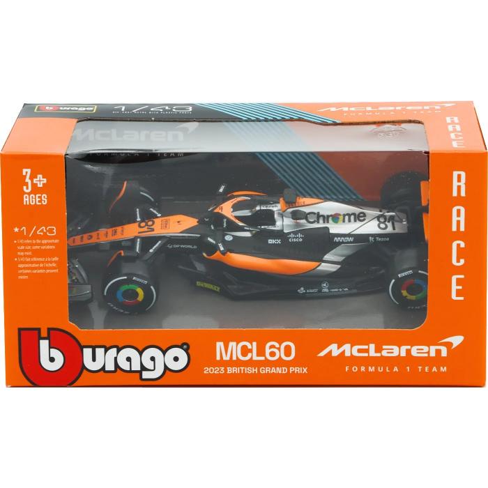 Bburago F1 - McLaren - MCL60 - #81 Oscar Piastri - Bburago - 1:43