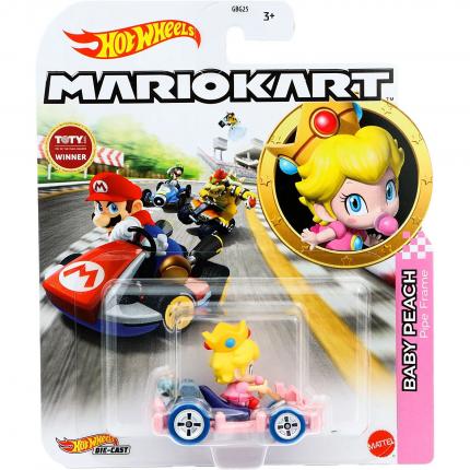 Hot Wheels Baby Peach - Mario Kart - Pipe Frame - Hot Wheels