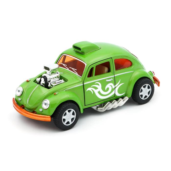Kinsmart Volkswagen Beetle Custom Dragracer - Grn - Kinsmart - 1:32
