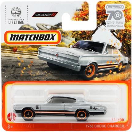 Matchbox 1966 Dodge Charger - Silver - Matchbox 70 Years - Matchbox