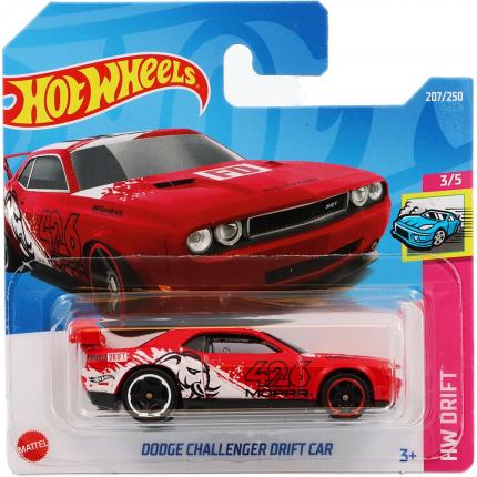 Hot Wheels Dodge Challenger Drift Car - Röd - Hot Wheels