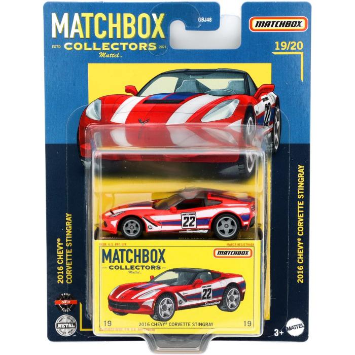 Matchbox 2016 Chevy Corvette Stingray - Rd - Collectors - Matchbox
