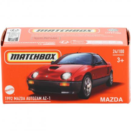 Matchbox 1992 Mazda Autozam AZ-1 - Röd - Power Grab - Matchbox