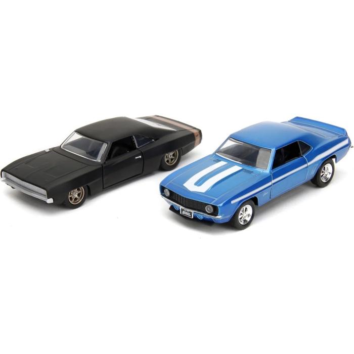 Jada Toys Chevrolet Camaro + Dodge Charger Widebody - F&F - Jada Toys