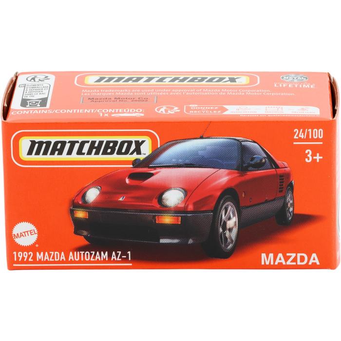 Matchbox 1992 Mazda Autozam AZ-1 - Rd - Power Grab - Matchbox