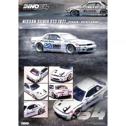 Inno Models Nissan Silvia S13 (V2) "Pandem / Rocket Bunny" - Inno64
