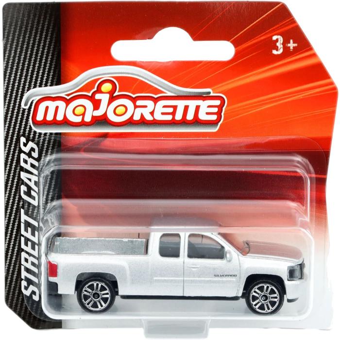Majorette Chevrolet Silverado - Street Cars - Silver - Majorette
