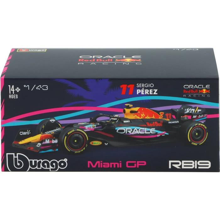 Bburago Red Bull - RB19 - Miami GP - Sergio Perez - Bburago - 1:43
