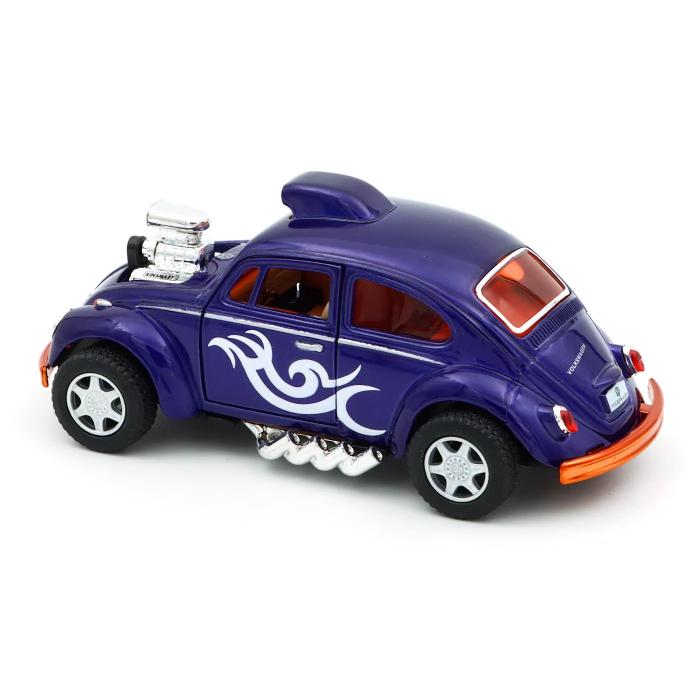 Kinsmart Volkswagen Beetle Custom Dragracer - Lila - Kinsmart - 1:32