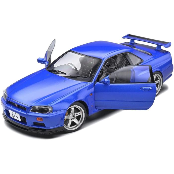 Solido Nissan Skyline GT-R (R34) - 1999 - Bl - Solido - 1:18