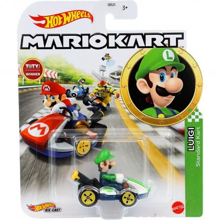 Hot Wheels Luigi - Mario Kart - Standard Kart - Hot Wheels