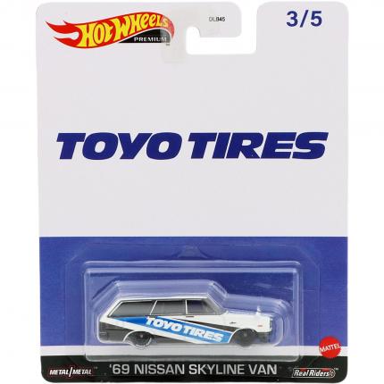 Hot Wheels 69 Nissan Skyline Van - Toyo Tires - Speed Shop - Hot Wheels