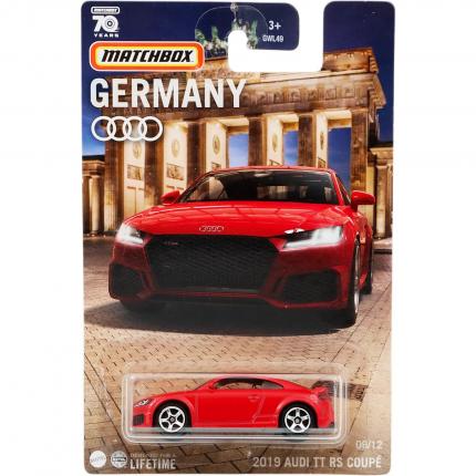 Matchbox 2019 Audi TT RS Coupé - Röd - Germany 9/12 - Matchbox
